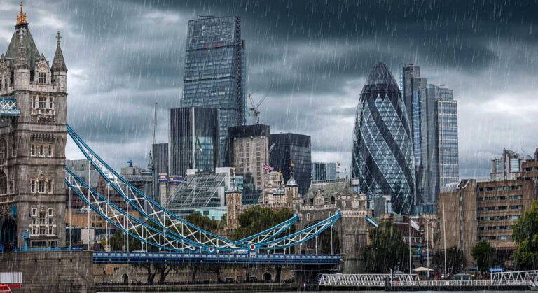 Bad weather conditions across UK caused travel misery to daily commuters
