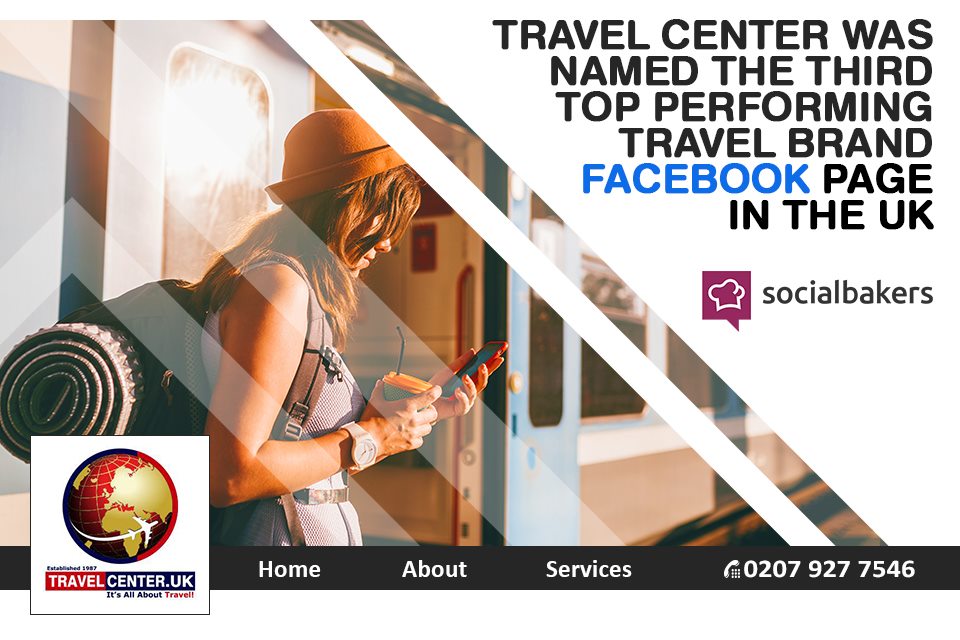 Travel Center named one of UK’s top travel pages!