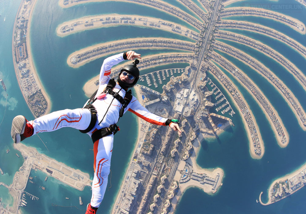 Trip to Dubai - Skydived to see Palm Island in Dubai​