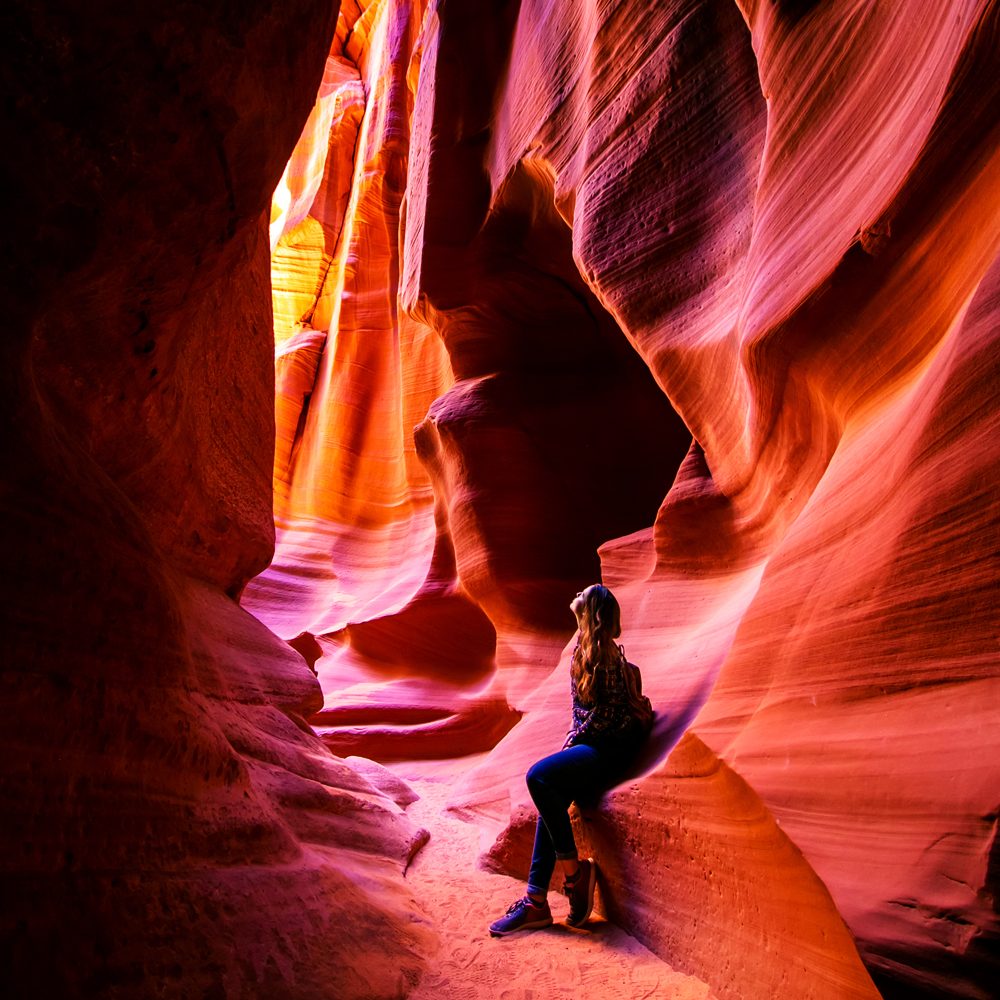 The most beautiful places in the world - The Antelope Canyon, Arizona, United States