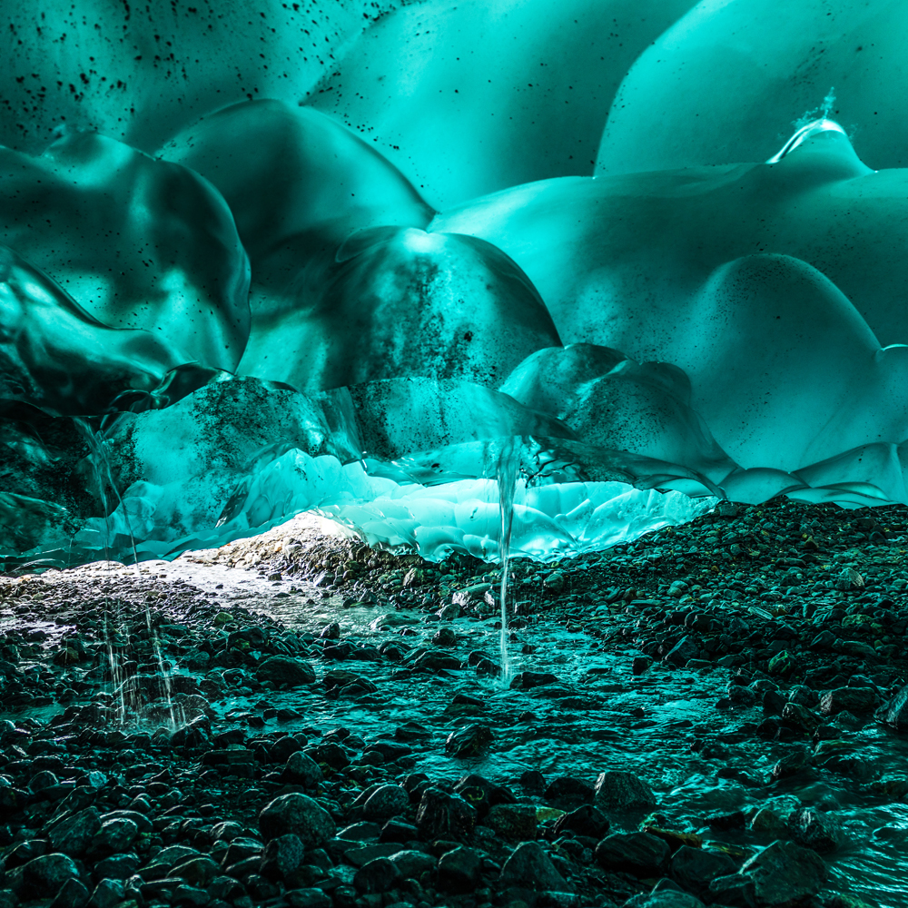 The most beautiful places in the world - The Mendenhall Ice Caves, Alaska, United States