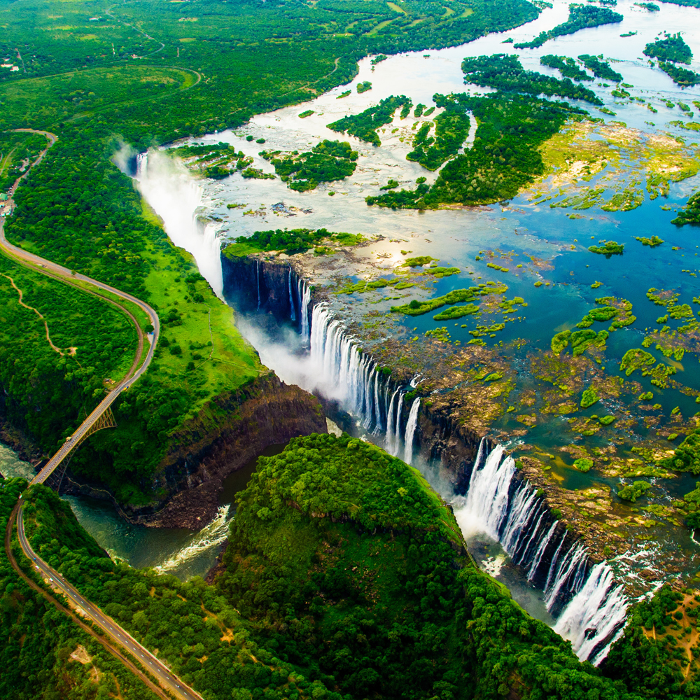 The most beautiful places in the world - Victoria Falls, Zambia