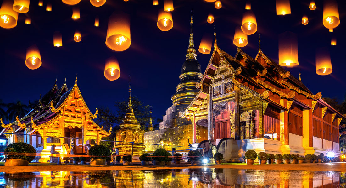 Thailand in August - Yi Peng Lantern Festival 