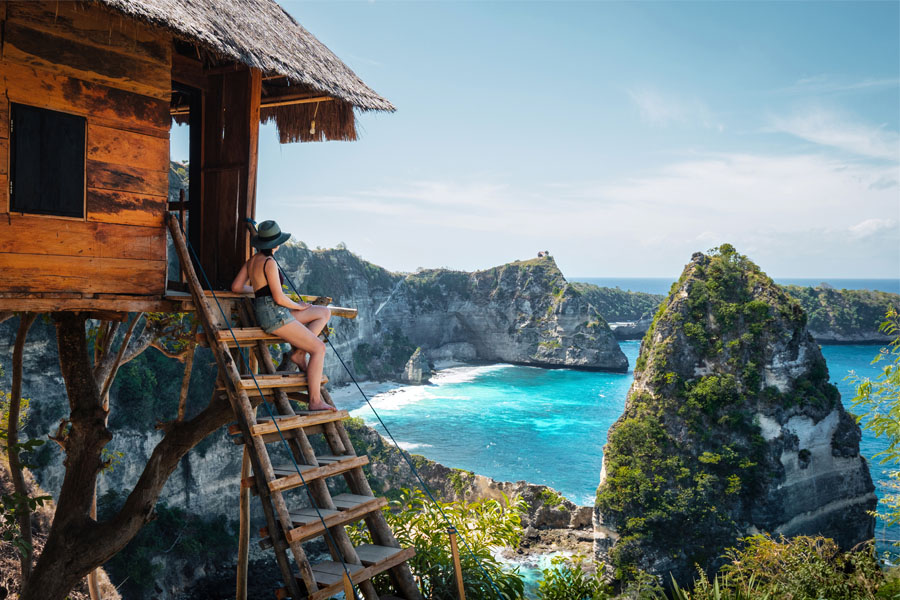 warm holiday destinations in October - Bali