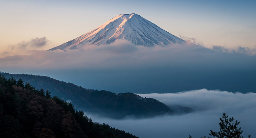 japan in october - mount fuji