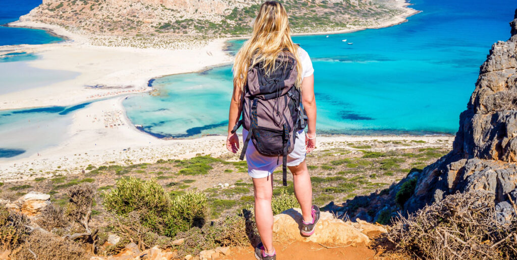 Balos Lagoon, Hot in September