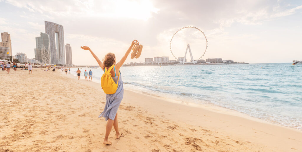 sandy beach, JBR, Dubai