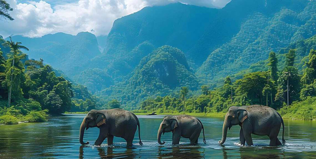 Thailand With Elephant Hills