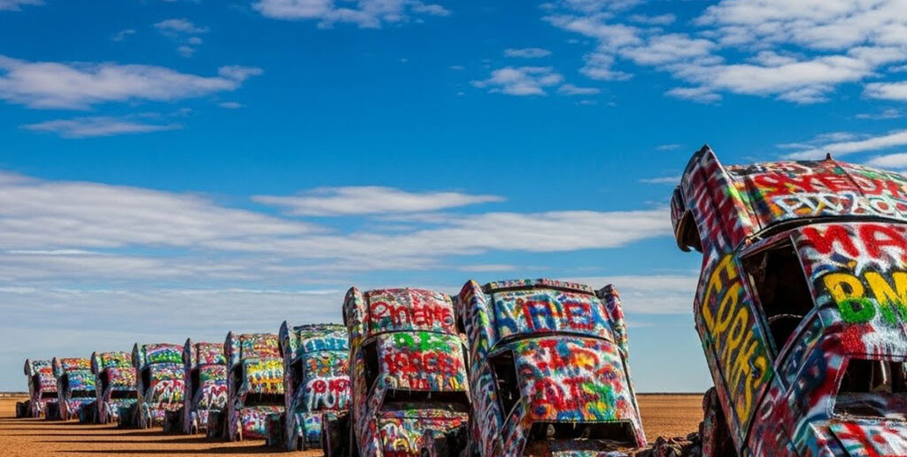 Cadillac Ranch, Route 66 Road Trip