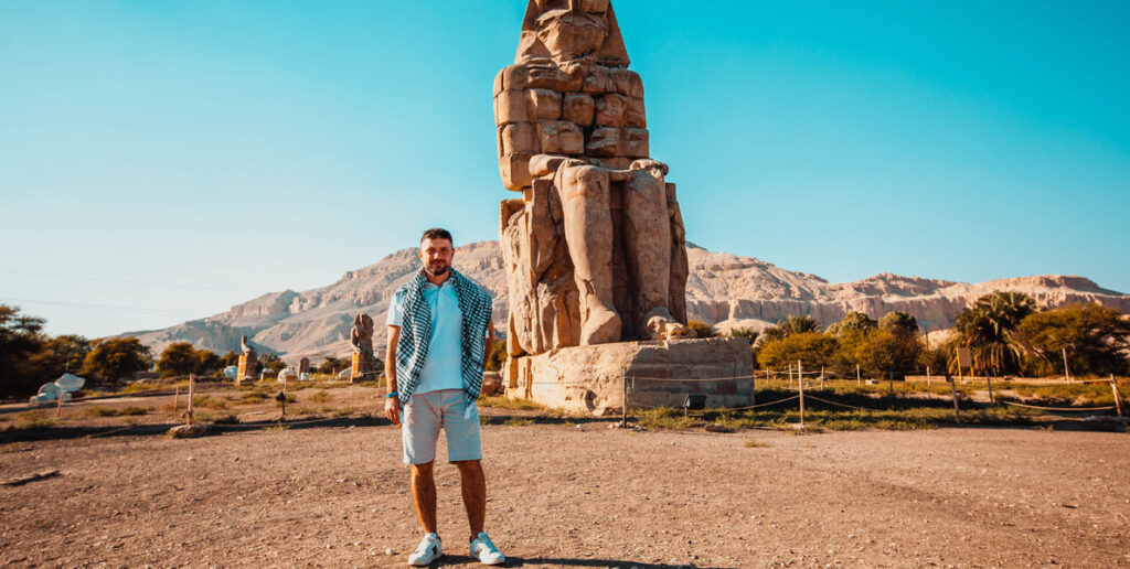 Colossus of Memnon in Luxor