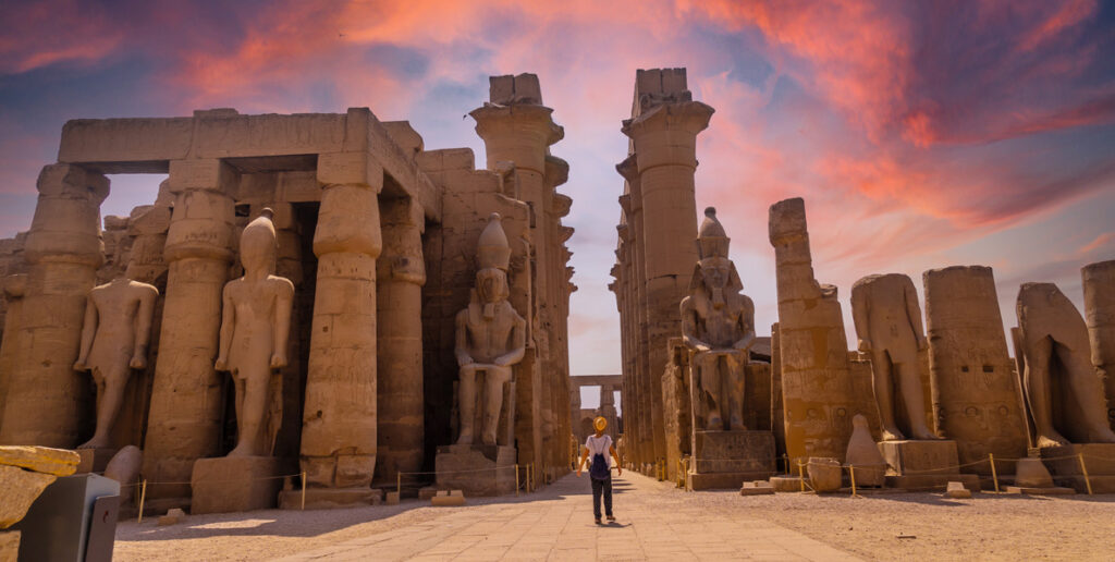 ancient Luxor Temple in Egypt
