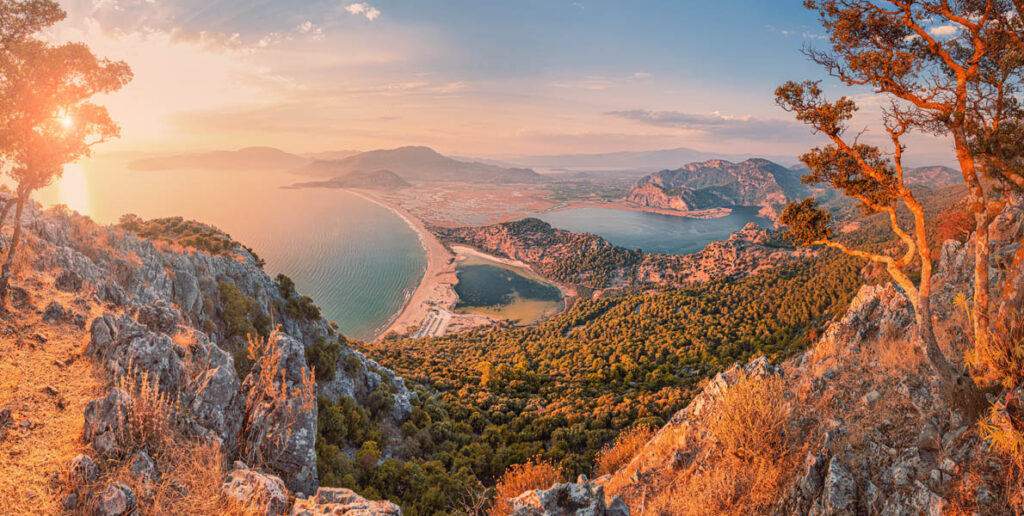 town of Dalyan in Turkey