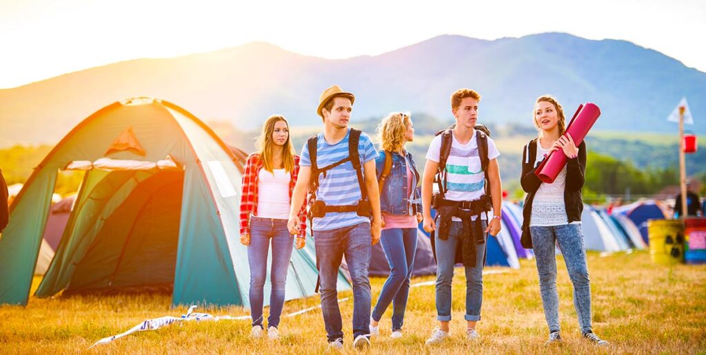 Summer camping