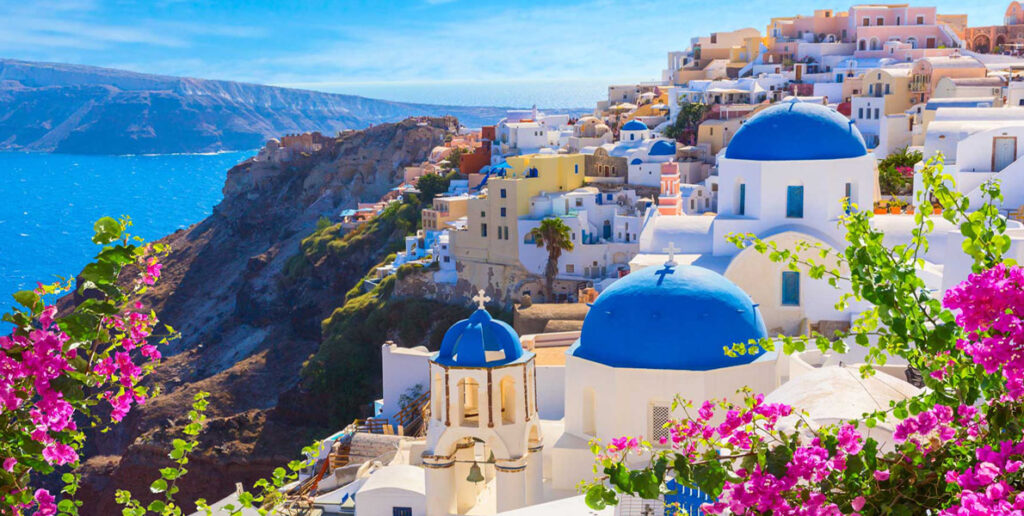 Oia village in Santorini, Greece