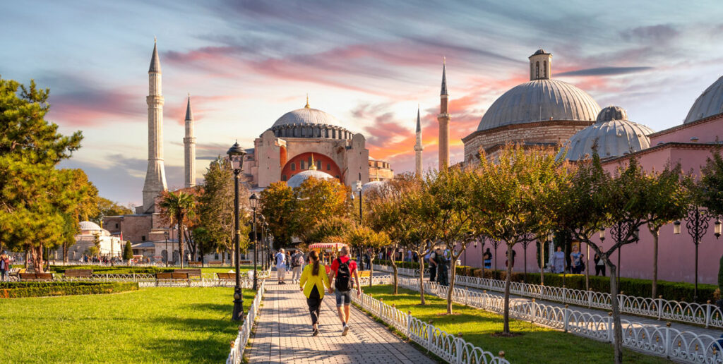 Sultanahmet Square in Istanbul, Turkey