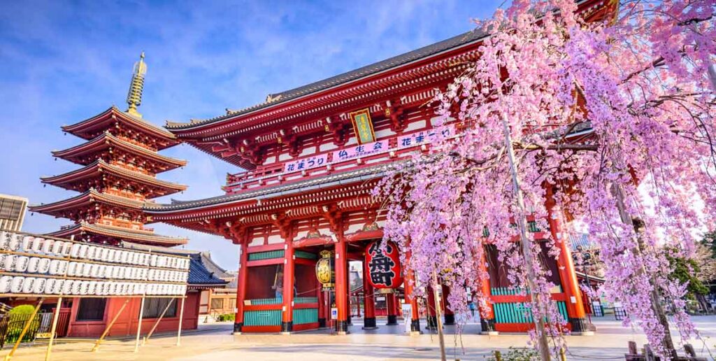 Sensoji Temple in Asakusa, Tokyo, Japan